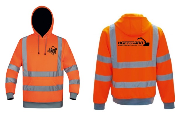 Hi-Vis Workwear Hoody Cork - Signal Orange