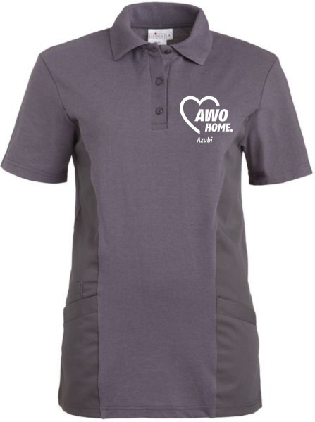 AZUBI - Polo-Shirt 1/2 Arm grau