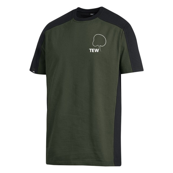 FHB MARC T-Shirt zweifarbig oliv-schwarz